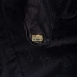 Pre Owned Chanel Blue CC Denim Travel Bag