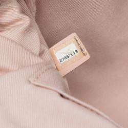 Pre Owned Chanel Quilted Canvas Front Pocket Fringe Backpack