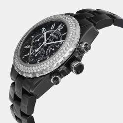 Chanel Black Diamond Ceramic J12 H1009 Automatic Men's Wristwatch 41 mm