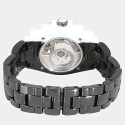 Chanel Black Ceramic J12 H7988 Automatic Women's Wristwatch 38 mm