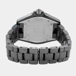 Chanel Black Ceramic J12 H2012 Automatic Men's Wristwatch 42 mm