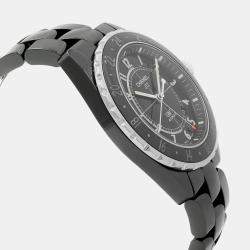 Chanel Black Ceramic J12 H2012 Automatic Men's Wristwatch 42 mm