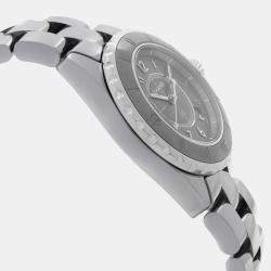 Chanel Black Ceramic J12 H2978 Quartz Women's Wristwatch 33 mm