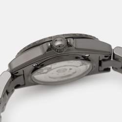Chanel Black Ceramic Stainless Steel J12 Wanted De Chanel H7418 Women's Wristwatch 38 mm