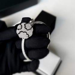 Chanel Silver Diamond Ceramic J2411 Quartz Women's Wristwatch 23 mm