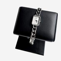 Chanel White MOP Diamond Stainless Steel Premiere H3253 Quartz Women's Wristwatch 16 mm