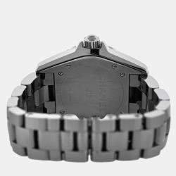 Chanel Grey Stainless Steel Ceramic J12 H2979 Automatic Women's Wristwatch 38 mm