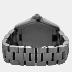 Chanel Grey Stainless Steel Ceramic J12 H2979 Automatic Women's Wristwatch 38 mm