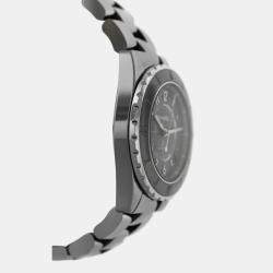 Chanel Grey Stainless Steel Ceramic J12 H2979 Automatic Women's Wristwatch 38 mm