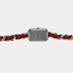 Chanel Silver Stainless Steel Premiere H5313 Quartz Women's Wristwatch 16 mm