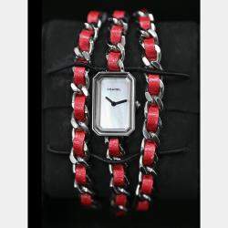 Chanel Silver Stainless Steel Premiere H5313 Quartz Women's Wristwatch 16 mm
