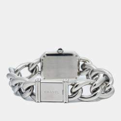 Chanel Black Stainless Steel Premiere H7021 Quartz Women's Wristwatch 20mm