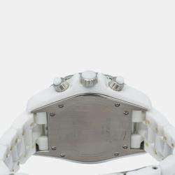 Chanel White Ceramic J12 H1008 Automatic Women's Wristwatch 41mm