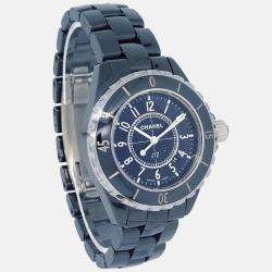 Chanel J12 H0682 Quartz Black Ceramic Women's Wristwatch 33 mm
