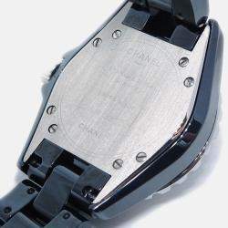 Chanel J12 H0682 Quartz Black Ceramic Women's Wristwatch 33 mm