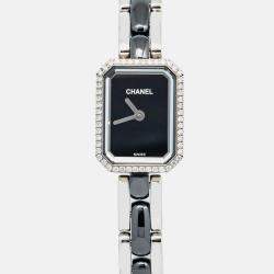 Chanel Premiere H2163 Quartz Black Stainless Steel Women's Wristwatch 15 mm