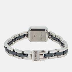 Chanel Premiere H2163 Quartz Black Stainless Steel Women's Wristwatch 15 mm