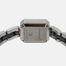 Chanel Premiere H2163 Quartz Black Stainless Steel Women's Wristwatch 15 mm