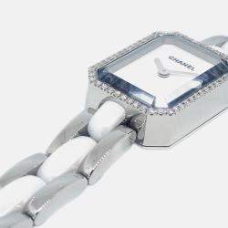 Pre Owned Chanel Premiere H2132 Quartz White Stainless Steel Ceramic Women’s Wristwatch 15 mm