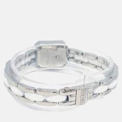 Pre Owned Chanel Premiere H2132 Quartz White Stainless Steel Ceramic Women’s Wristwatch 15 mm