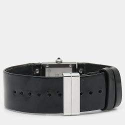 Pre Owned Chanel Matelasse Quartz Black Women's Wristwatch 19 mm