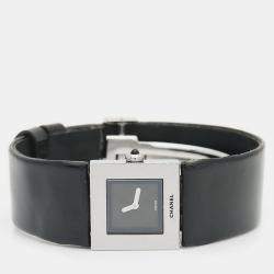 Pre Owned Chanel Matelasse Quartz Stainless Steel Women's Wristwatch 19 mm