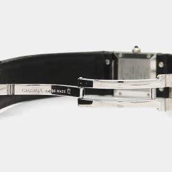 Pre Owned Chanel Matelasse Quartz Black Stainless Steel Women's Wristwatch 19 mm