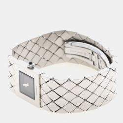 Pre Owned Chanel Matelasse Quartz Stainless Steel Women's Wristwatch 19 mm