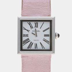 Pre Owned Chanel Mademoiselle Quartz Stainless Steel Women's Wristwatch 23 mm