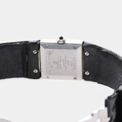 Pre Owned Chanel Matelasse Diamond Quartz Stainless Steel Women's Wristwatch 19 mm