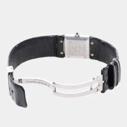 Pre Owned Chanel Matelasse Diamond Quartz Stainless Steel Women's Wristwatch 19 mm