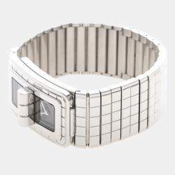 مملوكة مسبقًا Chanel Code Coco Diamond Quartz Stainless Steel Women's Wristwatch 22 mm