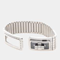 مملوكة مسبقًا Chanel Code Coco Diamond Quartz Stainless Steel Women's Wristwatch 22 mm