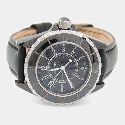 مملوكة مسبقًا Chanel J12 Quartz Ceramic Stainless Steel Women's Wristwatch 34 mm