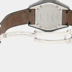 مملوكة مسبقًا Chanel J12 Quartz Ceramic Stainless Steel Women's Wristwatch 34 mm