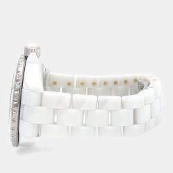 Pre Owned Chanel J12 Quartz Ceramic Stainless Steel Women's Wristwatch 34 mm