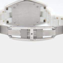 Pre Owned Chanel J12 Quartz Ceramic Stainless Steel Women's Wristwatch 34 mm