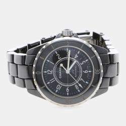 Pre Owned Chanel J12 Automatic Ceramic Stainless Steel women's Wristwatch 39 mm