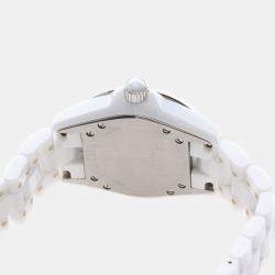 Pre Owned Chanel J12 Quartz Ceramic Stainless Steel Women's Wristwatch 34 mm