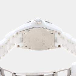 Pre Owned Chanel J12 Automatic Ceramic Stainless Steel Men's Wristwatch 39 mm