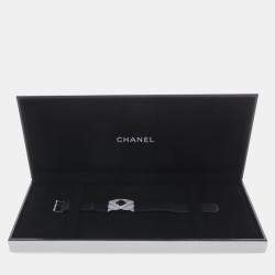 مملوكة مسبقًا Chanel Coco Crush Diamond Quartz White Gold Women's Wristwatch 23 mm