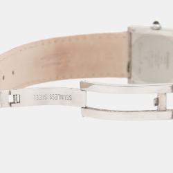 Pre Owned Chanel Mademoiselle H0572 Quartz White Stainless Steel Women's Wristwatch 22.5mm