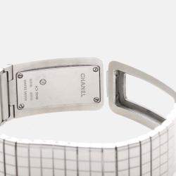 Pre Owned Chanel Code Coco H5144 Quartz Black Diamonds Stainless Steel Women's Wristwatch 38mm