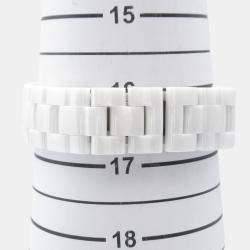 مملوكة مسبقًا ساعة يد نسائية شانيل J12 H6476 سيراميك أبيض أوتوماتيكية 39 مم