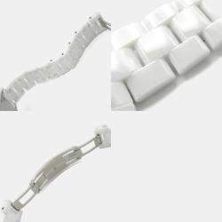 مملوكة مسبقًا ساعة يد نسائية شانيل J12 H3404 أوتوماتيكية سيراميك بيضاء 39 مم