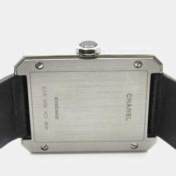 Pre Owned Chanel Boy-Friend H6585 Quartz Black Stainless Steel Women's Wristwatch 27 mm