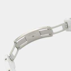 Pre Owned ساعة يد نسائية شانيل J12 H7990 كوارتز سيراميك أبيض 33.5 مم