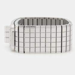 مملوكة مسبقًا Chanel Code Coco H5145 Quartz Black Dial Stainless Steel Diamond Women's Wristwatch 21.5mm