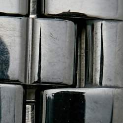 Pre Owned ساعة يد نسائية شانيل J12 H1625 ستانلس ستيل ماس أسود سيراميك 33 مم