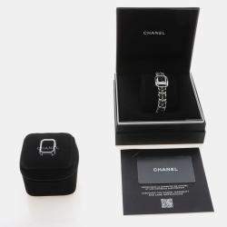 Pre Owned Chanel Premiere H7022 Black Stainless Steel Quartz Women's Wristwatch 20x26mm